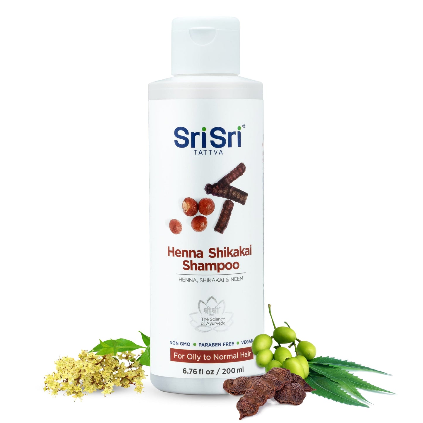 Sri Sri Tattva Cosmetics Henna Shikakai Shampoo