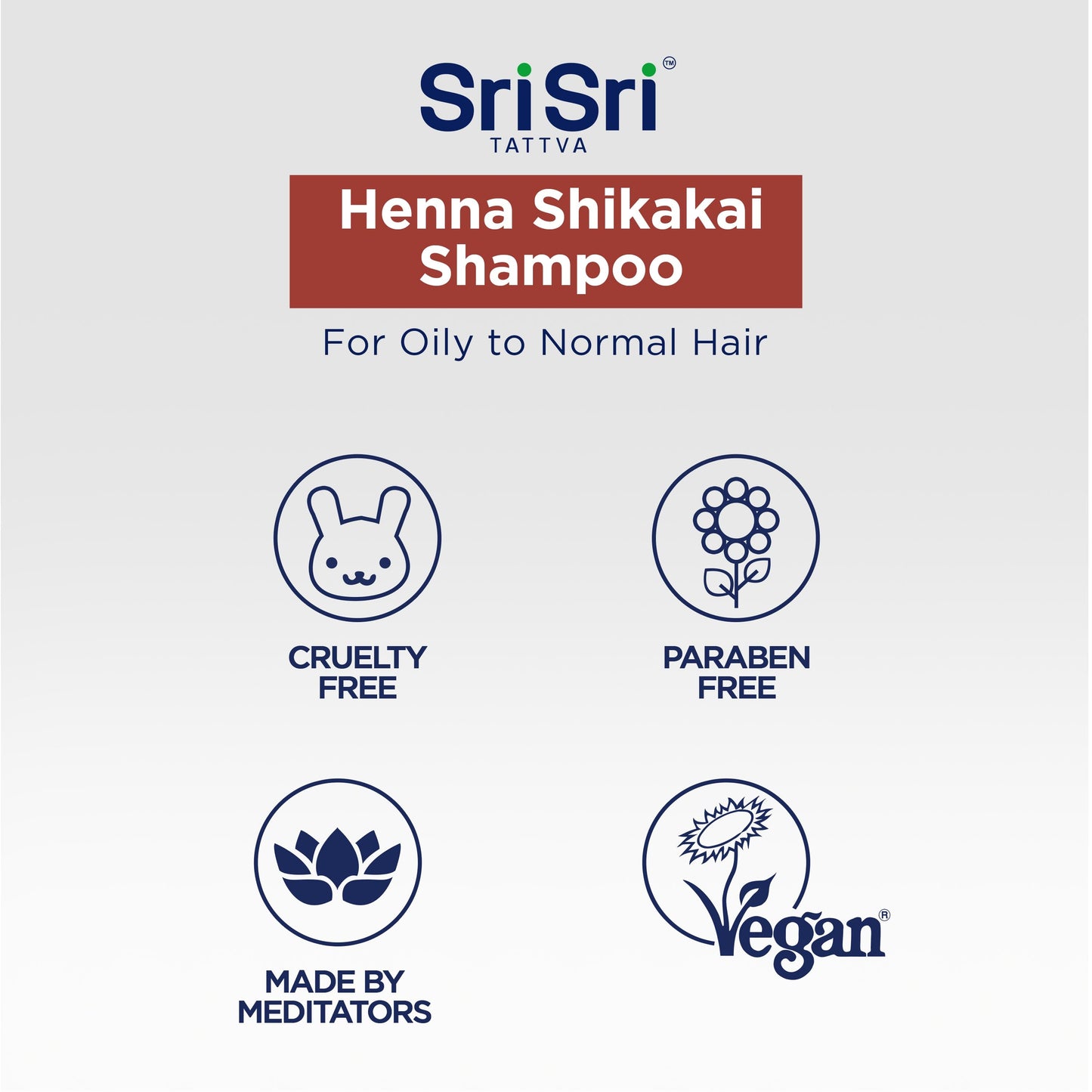 Sri Sri Tattva Cosmetics Henna Shikakai Shampoo