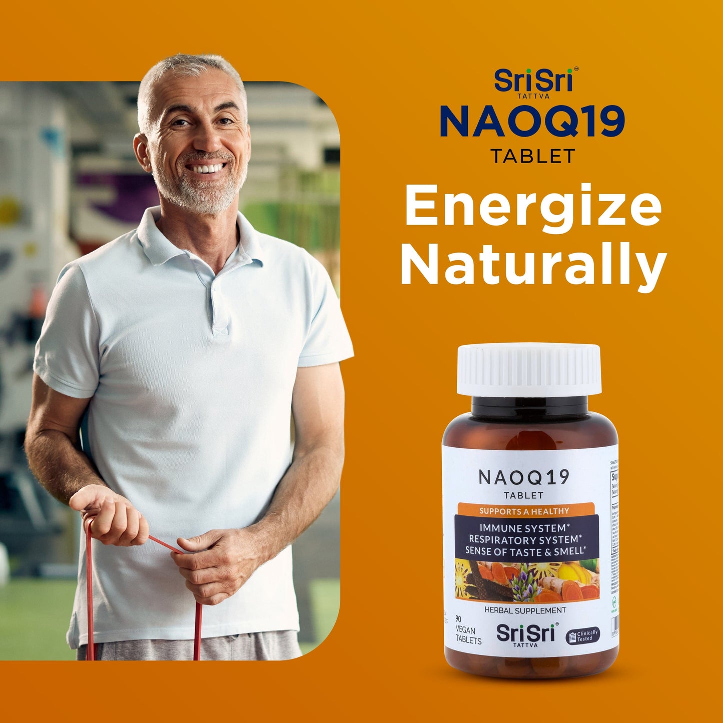 Sri Sri Tattva Herbs NAOQ19 - Immunity Booster | 90 Tabs | 500mg