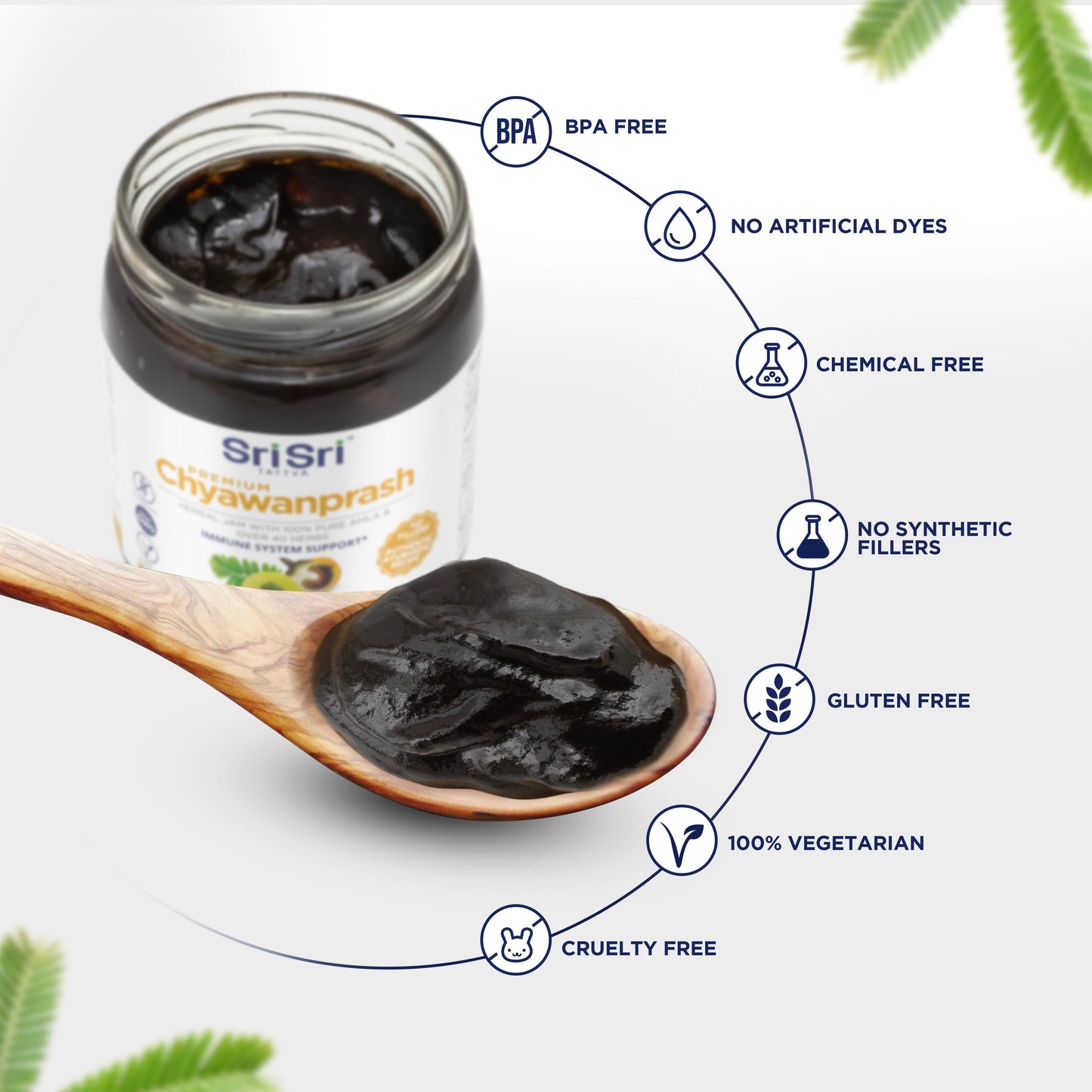 Sri Sri Tattva Herbs Premium Chyawanprash - 40+ Herbs