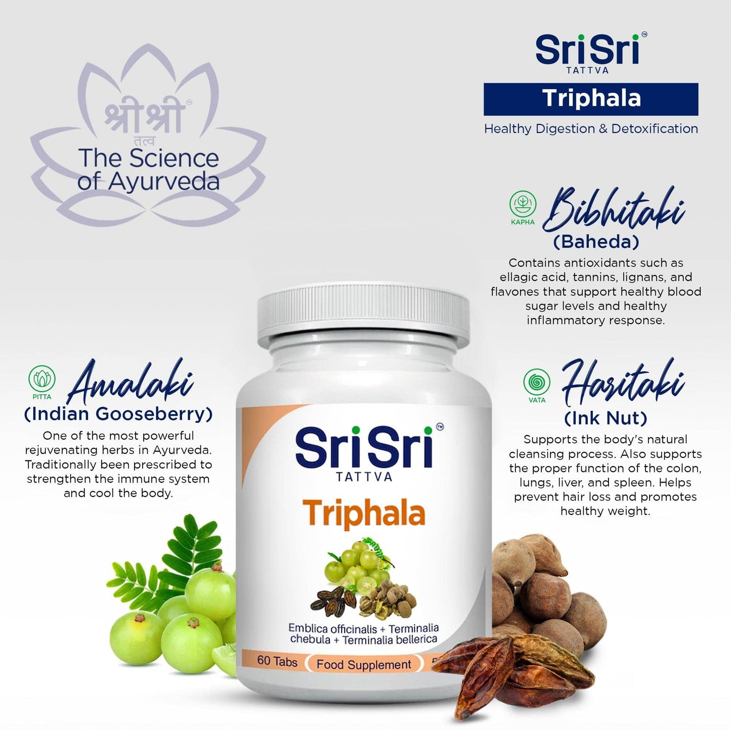 Sri Sri Tattva Herbs Triphala - Digestive System