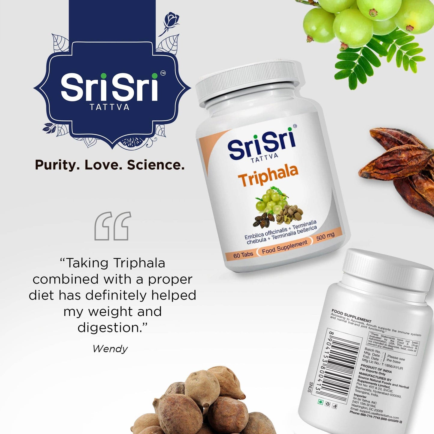 Sri Sri Tattva Herbs Triphala - Digestive System