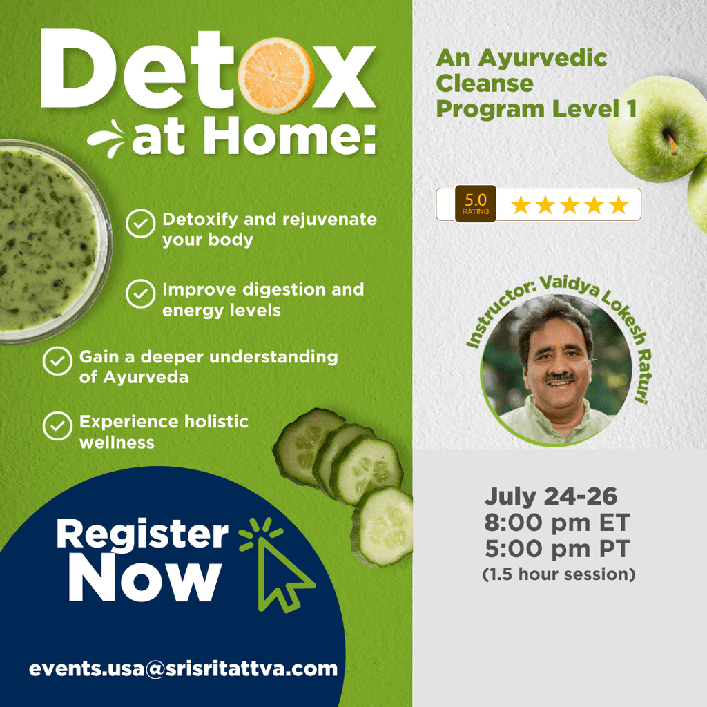 Detox at Home An Ayurvedic Cleanse Program Level 1