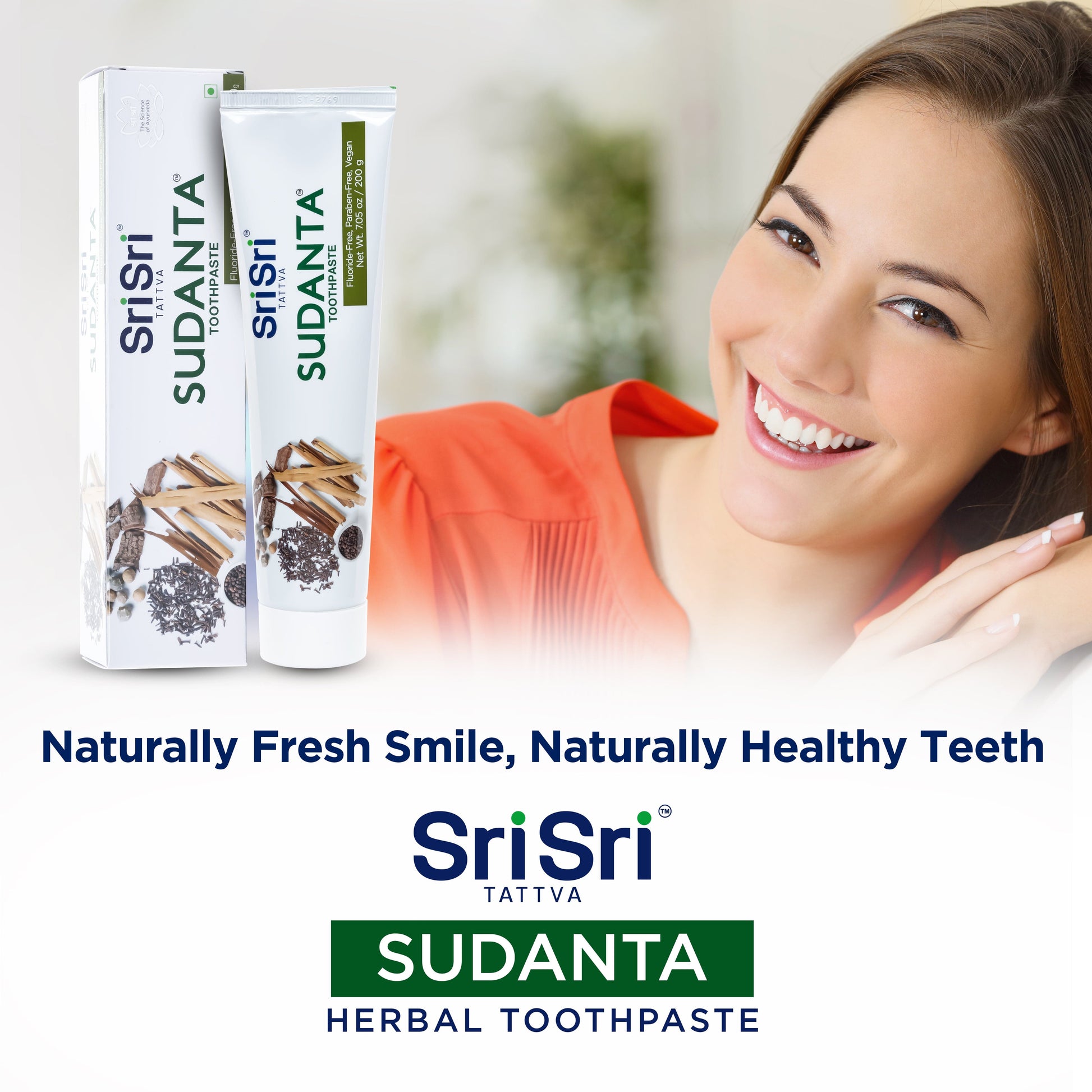 Sri Sri Tattva Cosmetics Sudanta Toothpaste