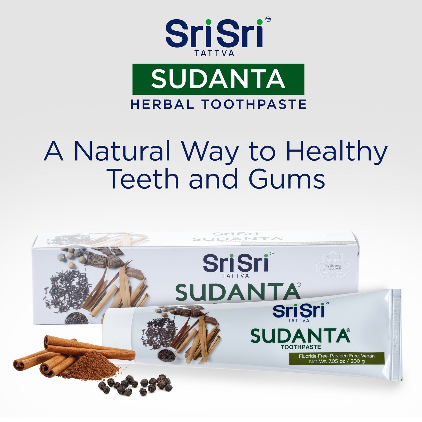 Sri Sri Tattva Cosmetics Sudanta Toothpaste