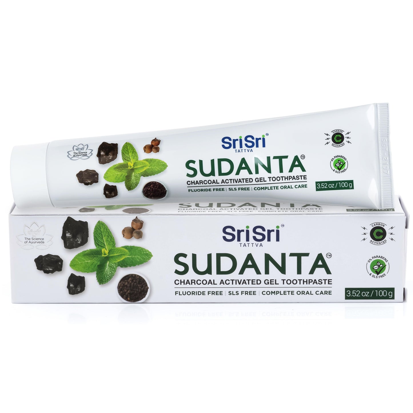 Sri Sri Tattva Cosmetics Sudanta Toothpaste Charcoal Gel