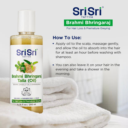 Sri Sri Tattva Herbs Brahmi Bhringraj Hair Oil