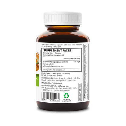 Sri Sri Tattva Herbs Great After 40 Fenugreek Oil Cap
