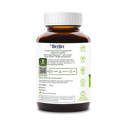 Sri Sri Tattva Herbs Great After 40 Fenugreek Oil Cap
