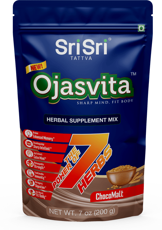 Sri Sri Tattva Herbs Ojasvita Choco Malt 200g - Power of 7 Herbs