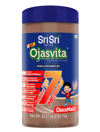 Sri Sri Tattva Herbs Ojasvita ChocoMalt 1Kg - Power of 7 Herbs