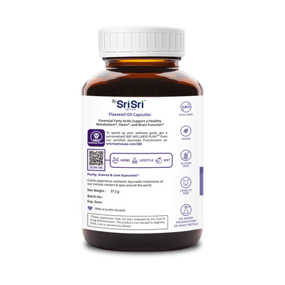 Sri Sri Tattva Herbs Omega 3,6,9 Flaxsee Oil Cap