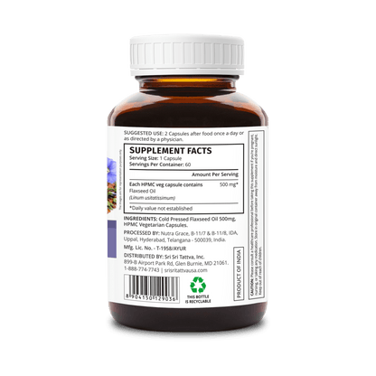 Sri Sri Tattva Herbs Omega 3,6,9 Flaxsee Oil Cap