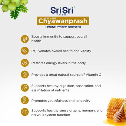 Sri Sri Tattva Herbs Premium Chyawanprash - 40+ Herbs