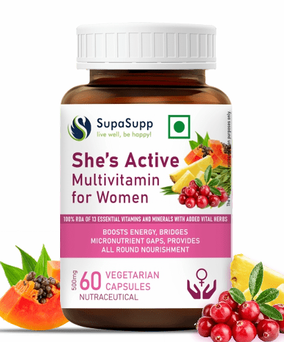 Sri Sri Tattva Herbs She’s Active Multi Vitamin For Women