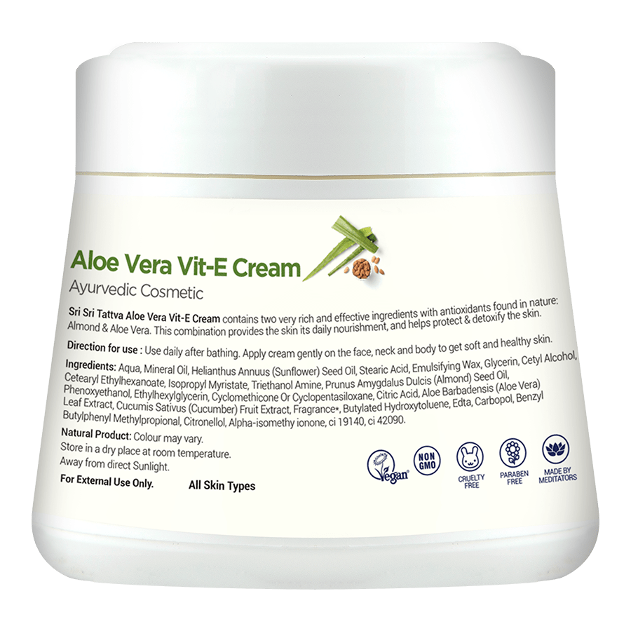 Sri Sri Tattva Cosmetics Aloe Vera Vitamin-E Body Cream