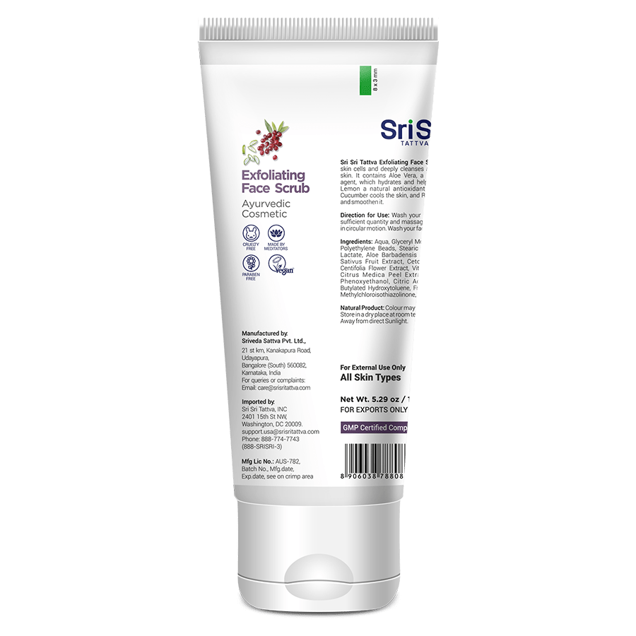 Sri Sri Tattva Cosmetics Exfoliating Face Scrub