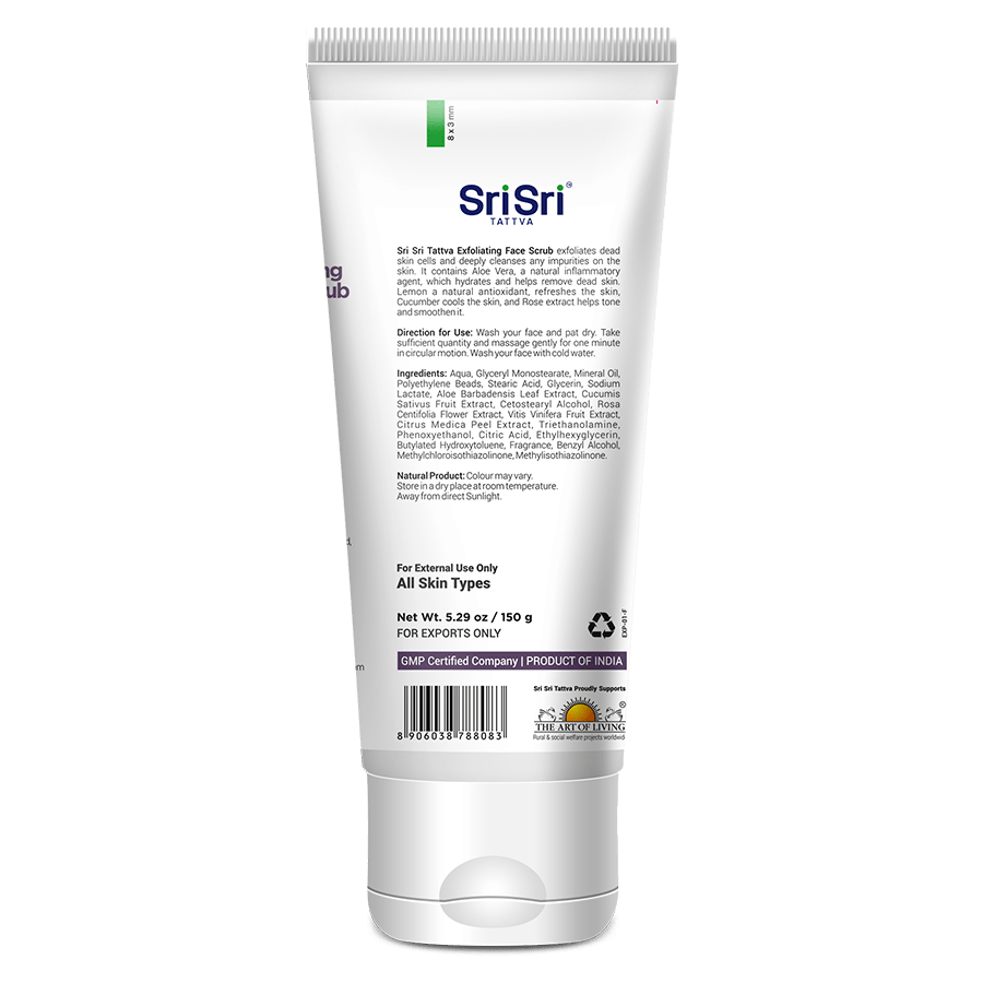 Sri Sri Tattva Cosmetics Exfoliating Face Scrub