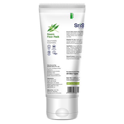 Sri Sri Tattva Cosmetics Neem Face Pack
