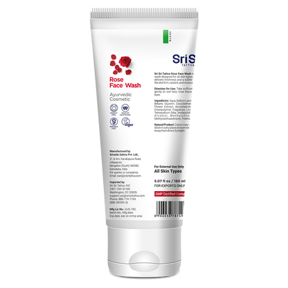 Sri Sri Tattva Cosmetics Rose Face Wash