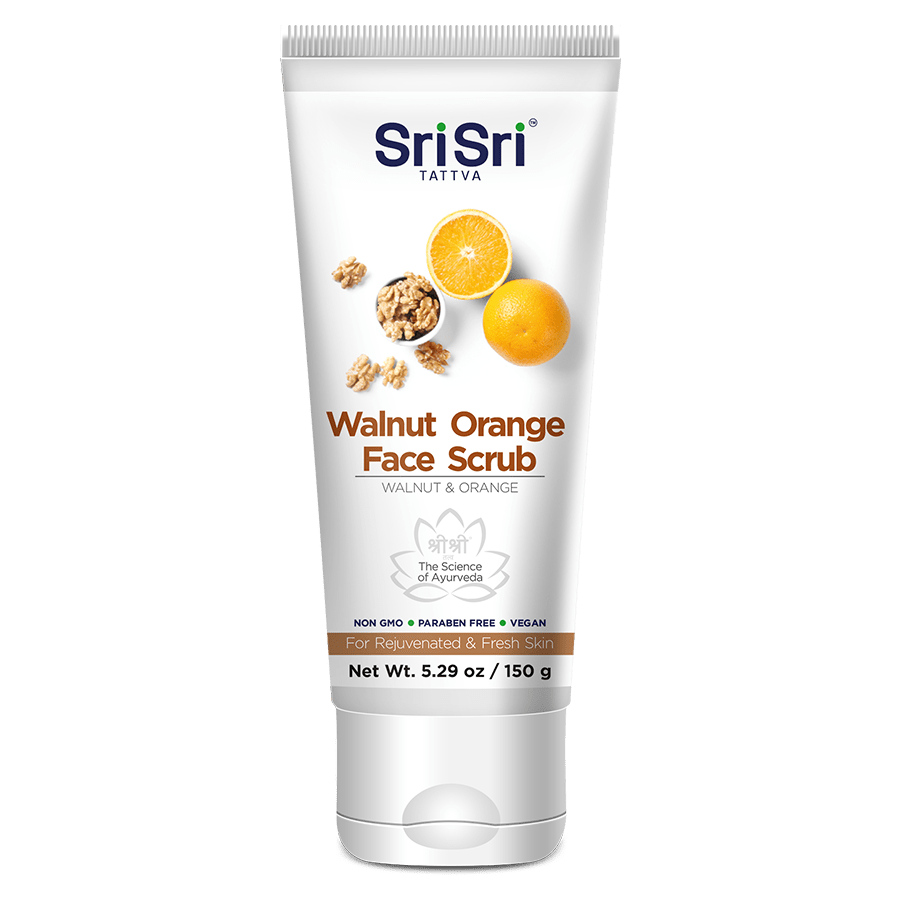 Sri Sri Tattva Cosmetics Walnut Orange Face Scrub