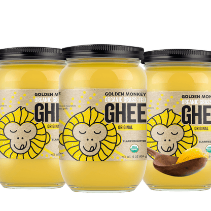 Sri Sri Tattva Food Pack of 3 Golden Monkey Ghee (Clarified Butter)