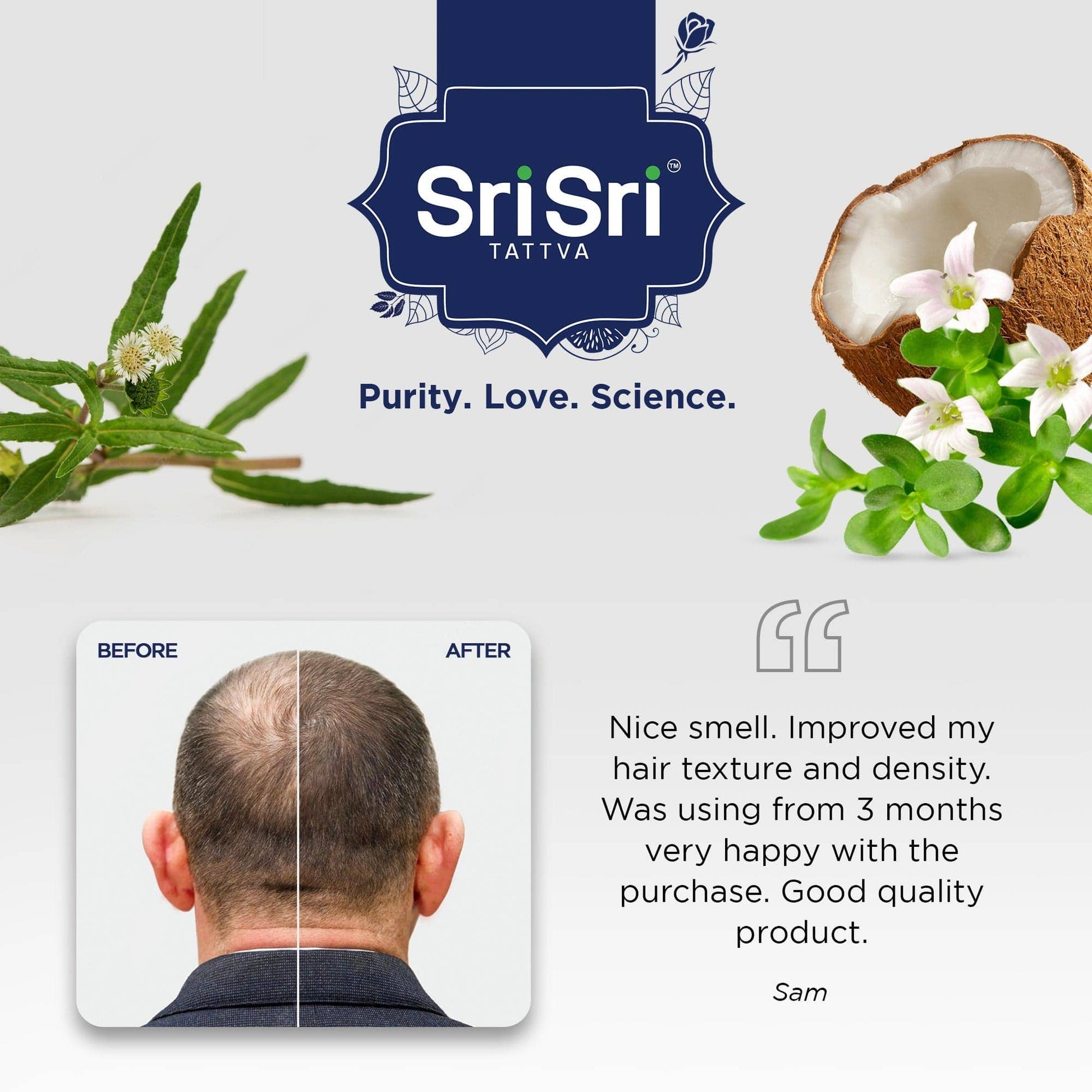 Sri Sri Tattva Herbs Brahmi Bhringraj Hair Oil