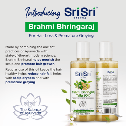 Sri Sri Tattva Herbs Brahmi Bhringraj Hair Oil