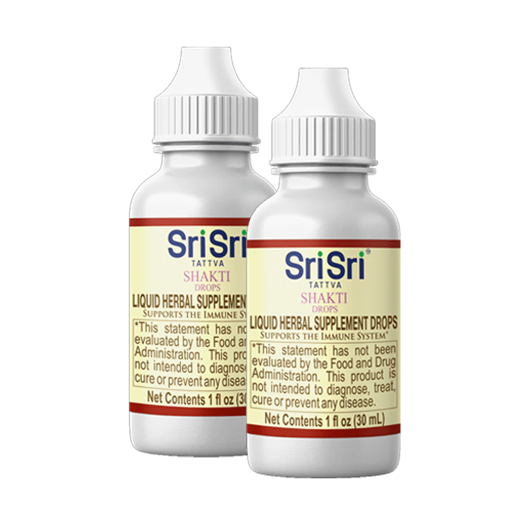 Sri Sri Tattva Herbs Pack of 2 Shakti Drops - Immunity Booster