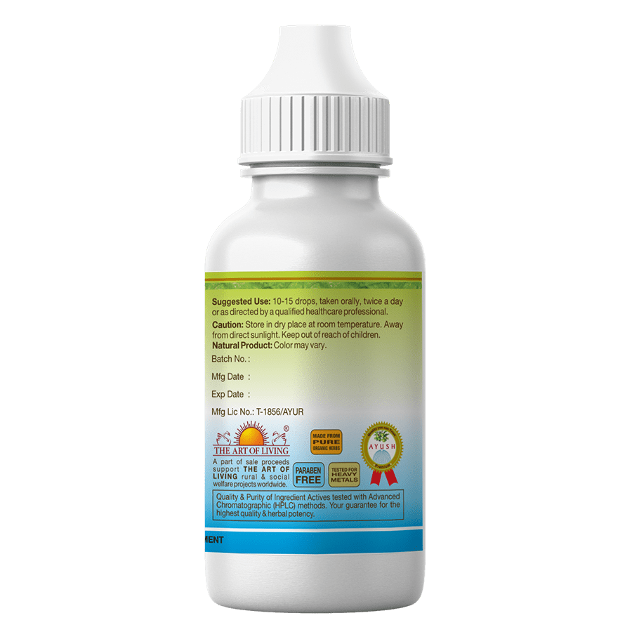 Sri Sri Tattva Herbs Tulsi Drops - Respiratory & Intestine